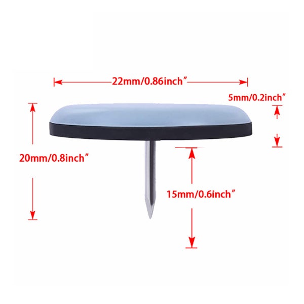 130 Pezzi Scivoli In Teflon HTTYHT 30x30mm - Autoadesivi Per Mobili Pesanti | Protezione Pavimenti - Foto 2