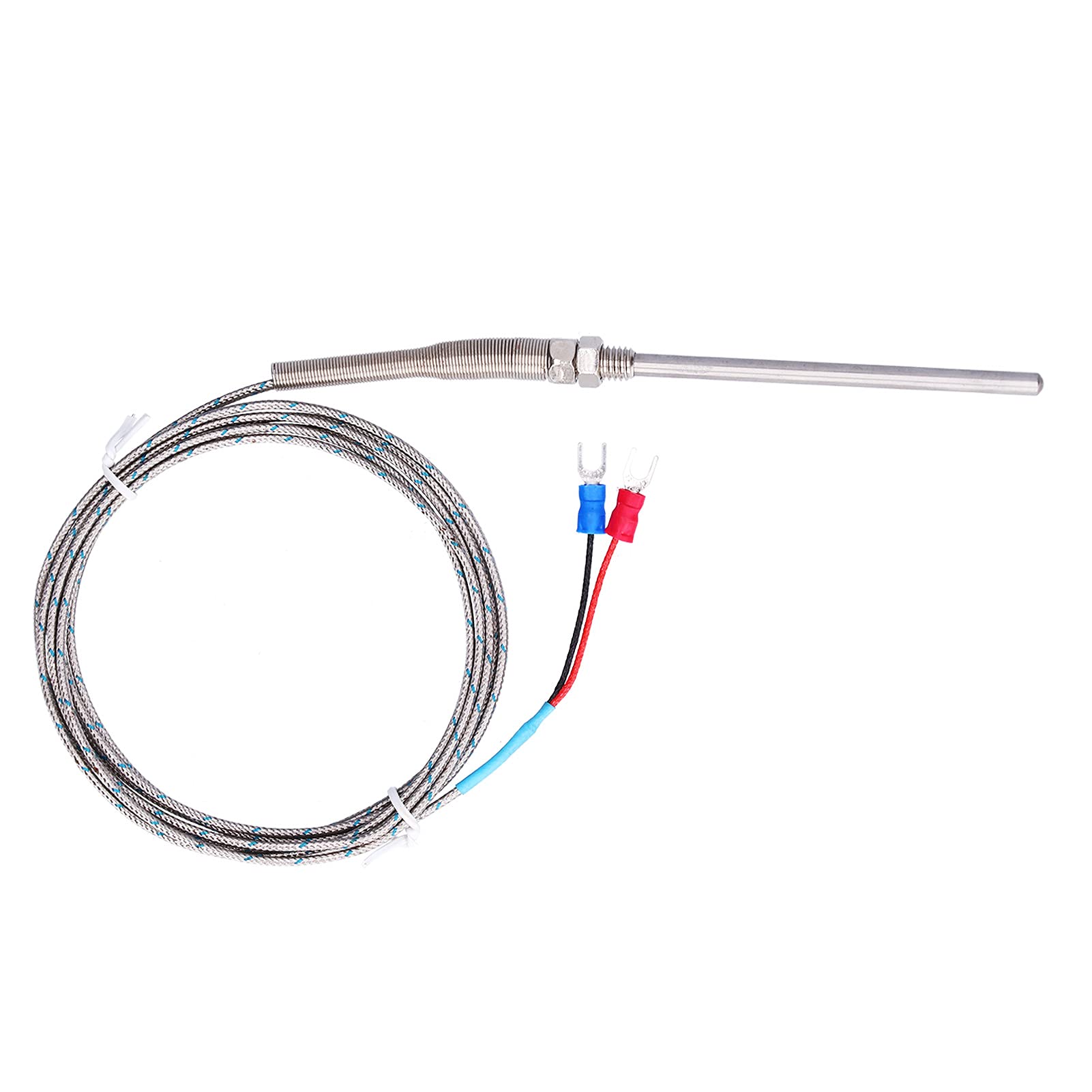 Sensor De Temperatura Termopar Tipo K Sonda Térmica Acero Inoxidable 0 600 Wrnt 187 Tipo Ordinario 1 Metro