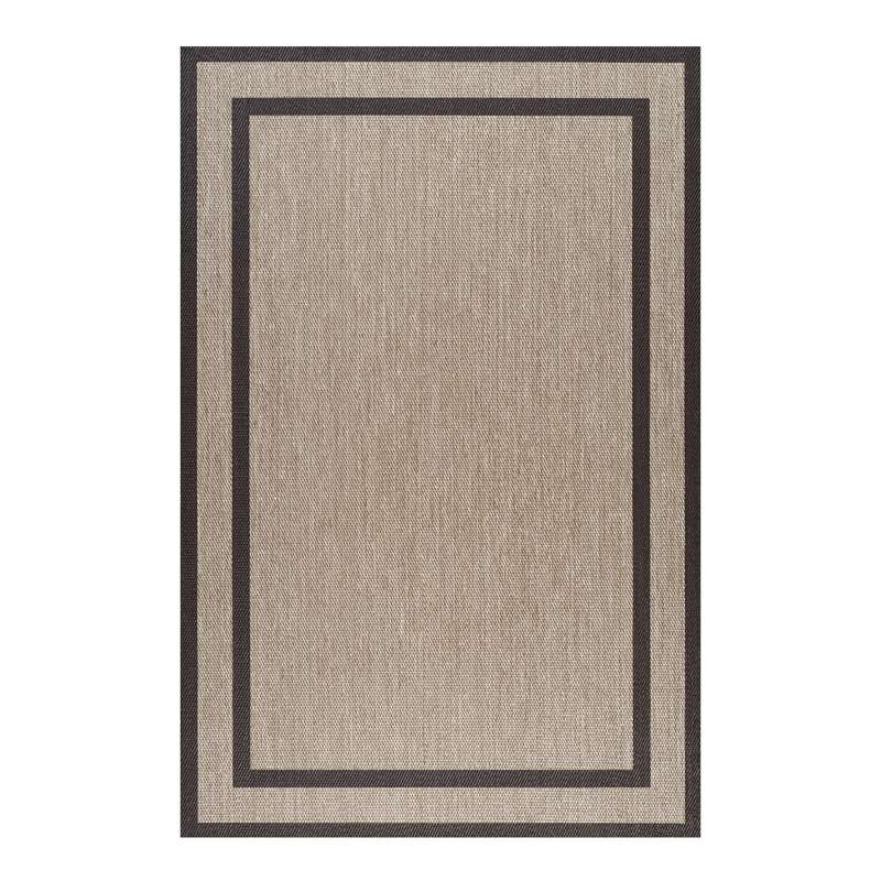 Winylowy dywan Premium, alfombra PVC antypoślizgowy, do użytku wewnętrznego i zewnętrznego Prostokąty Brązowy, 60 x 90 cm