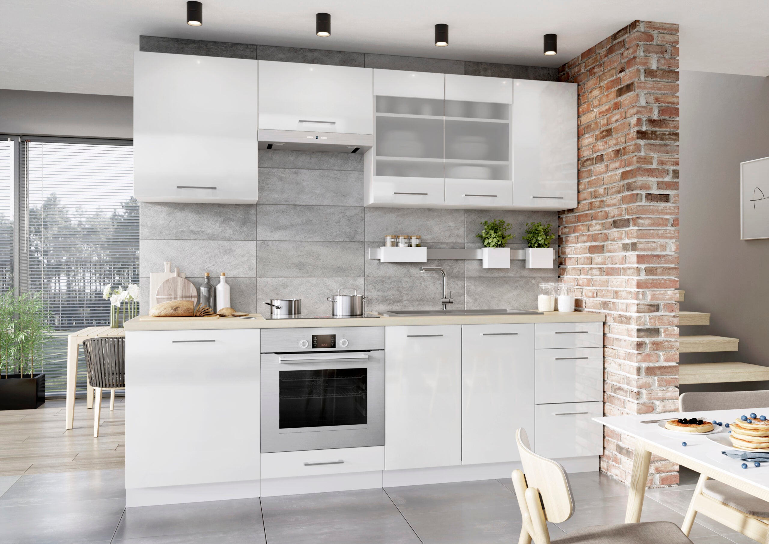 Cuisine complète SOFIA option four encastrable | Leroy Merlin