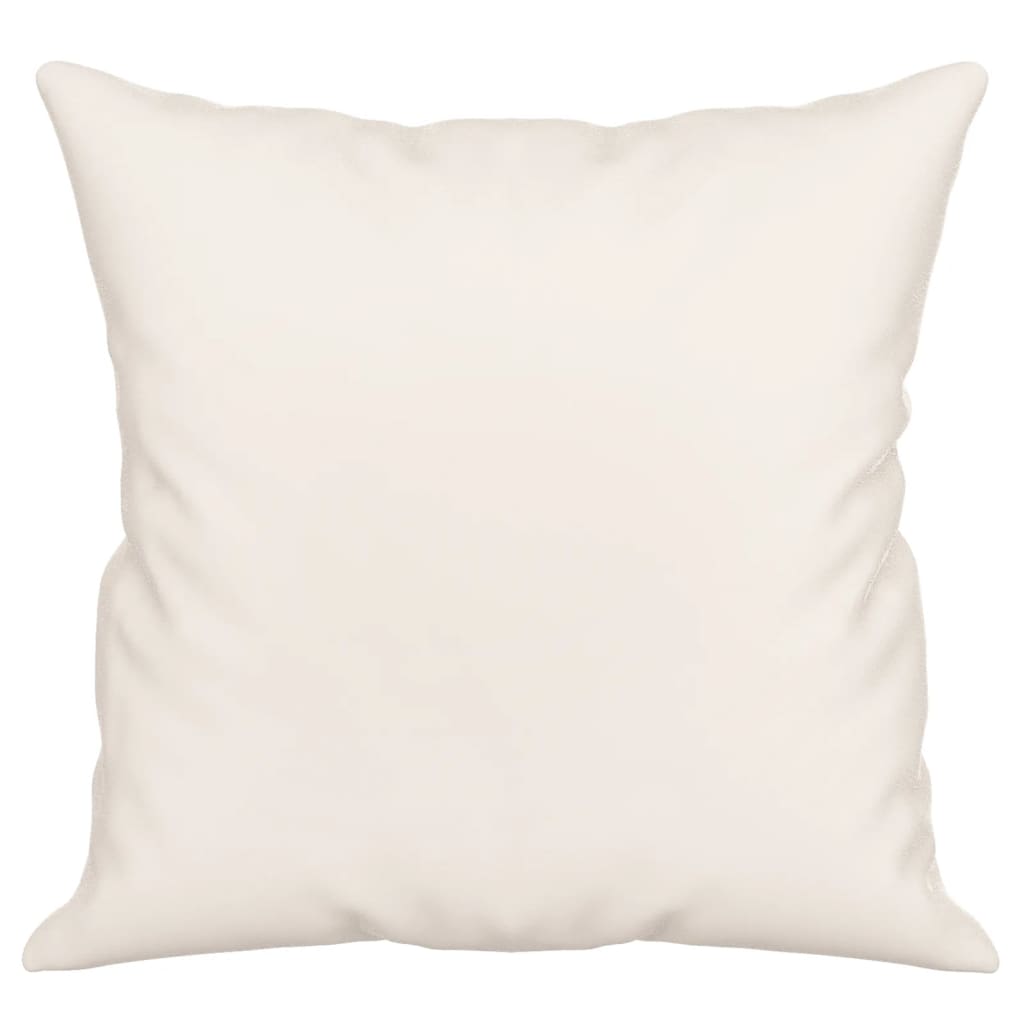 Maison Exclusive - Coussins décoratifs lot de 2 Beige 40x40 cm Tissu microfibre - 4