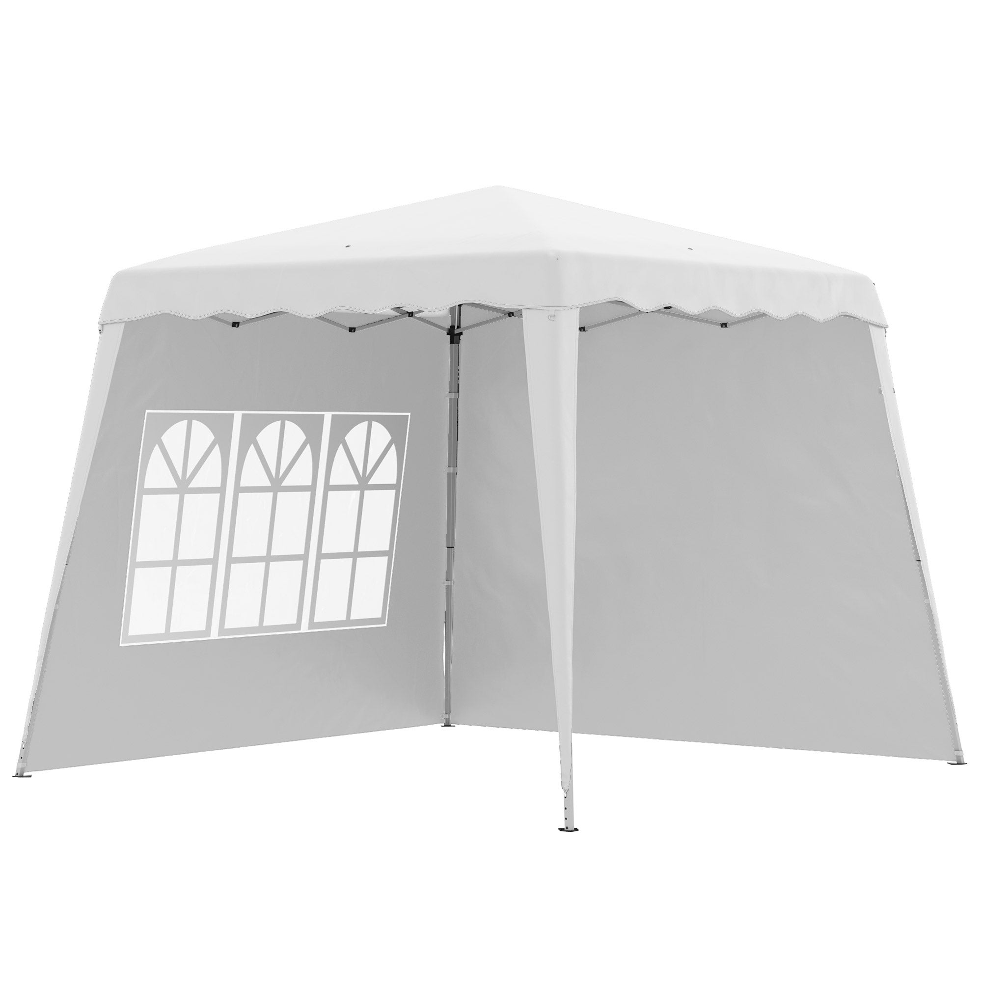 Tonnelle pliante 2,4 x 2,4 m, tonnelle avec panneaux latéraux ...