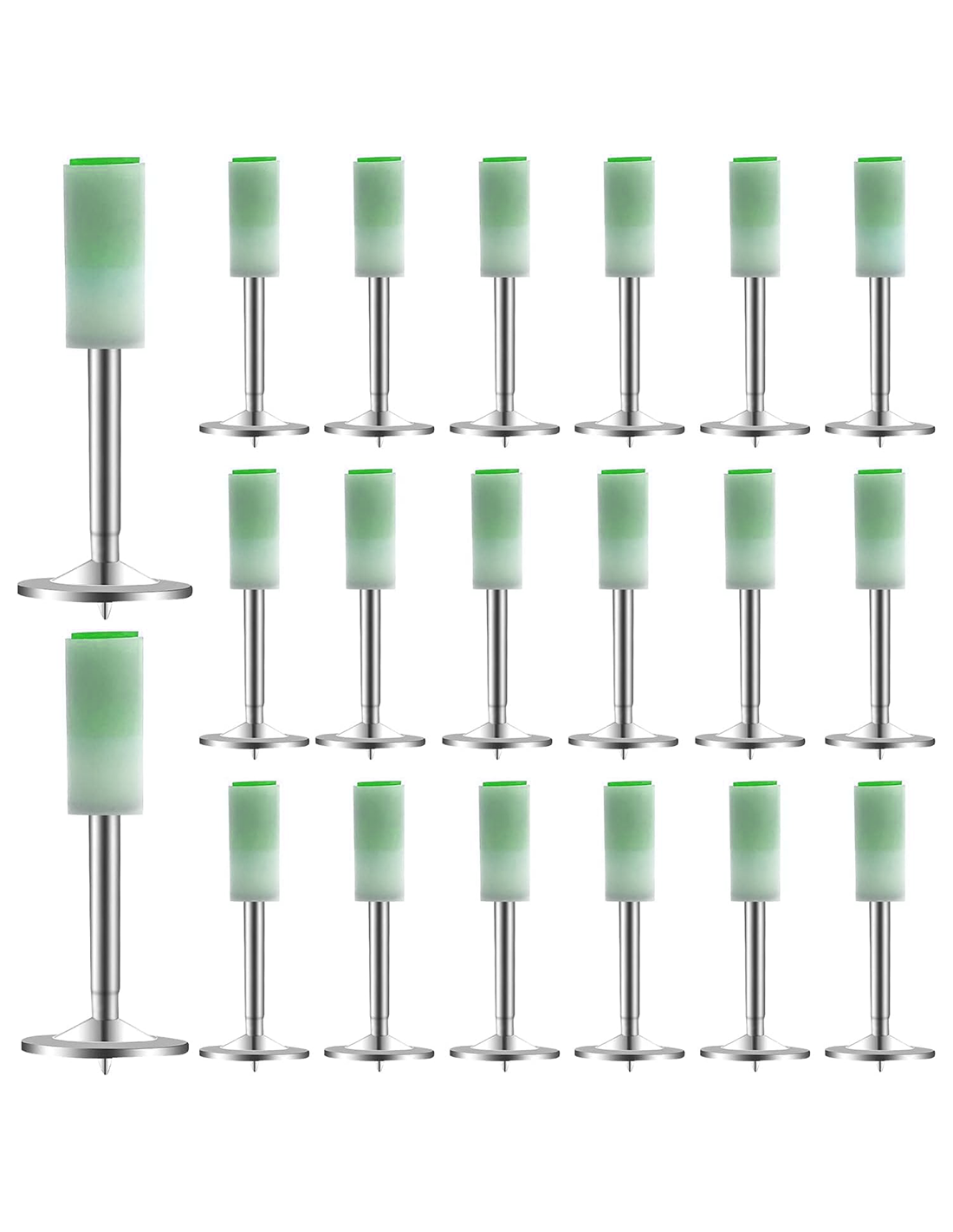 3DANCraftit – 100 Set Rivetti A Cono In Rame Verde 7x3 Mm Per Pelle, Borse, Abbigliamento E Scarpe Con Strumento Di Regolazione - 2