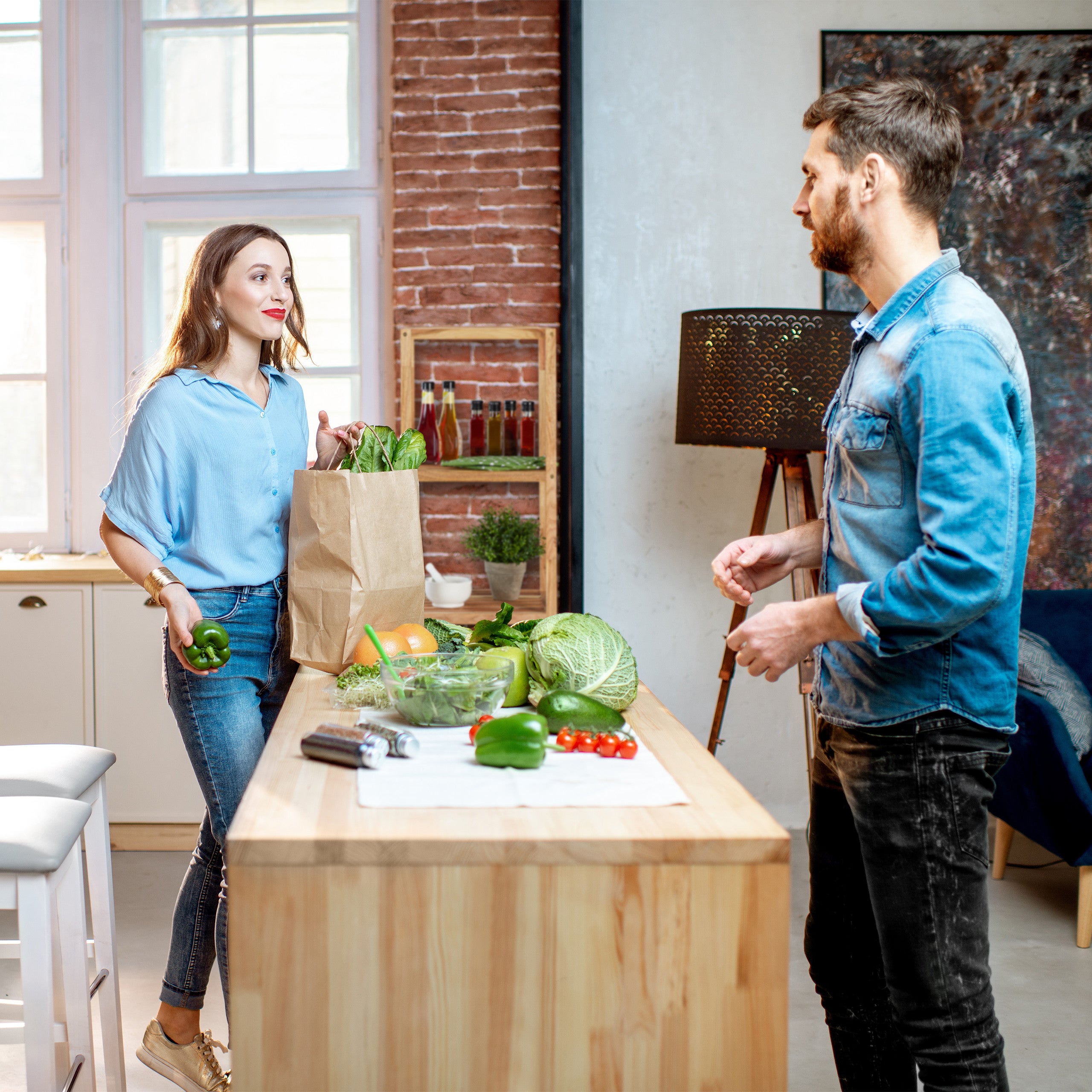 Étagère de salle de bain noyer, HLP 145x36x36 cm, 5 niveaux, carré, cuisine, colonne bois, rangement, nature, Relaxdays - 3