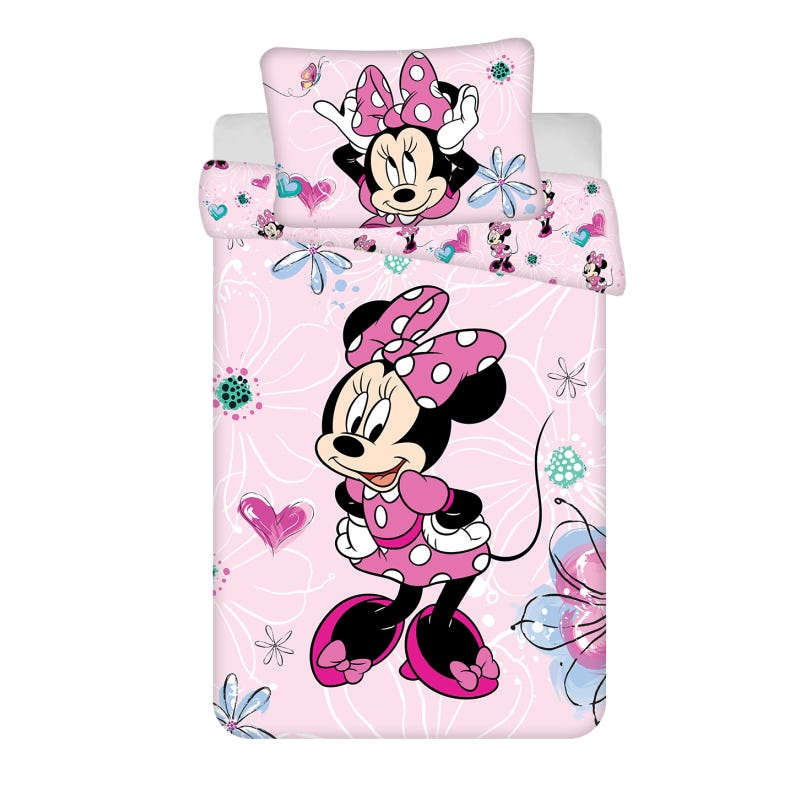 Parure De Lit Enfant 100x135 Cm - Housse De Couette + Taie D'Oreiller Ours En Peluche, Coton Öko-Tex