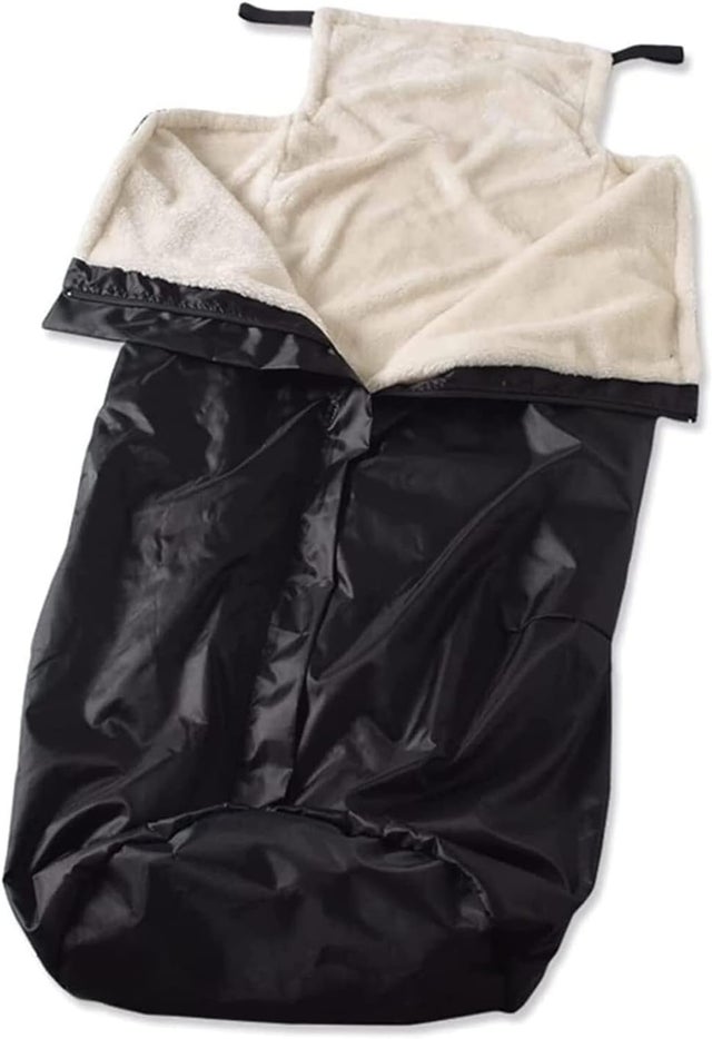 Couverture chauffante pour fauteuil roulant – Chauffe-jambes pour fauteuils roulants adultes (noir)