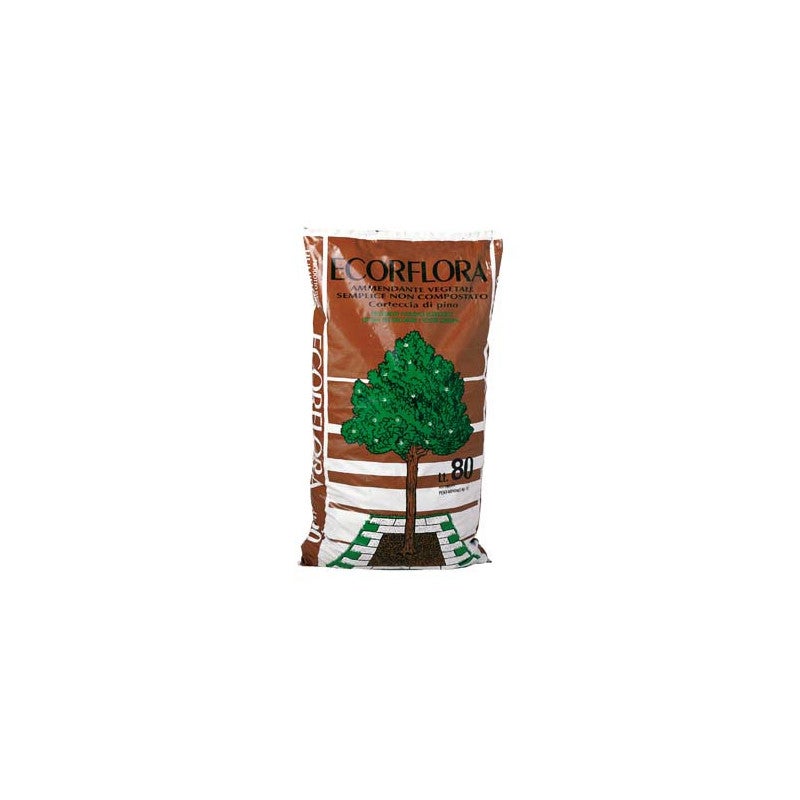 Corteccia di Pino Marittimo Francese Ecoflora in Busta 80 Lt | Leroy Merlin