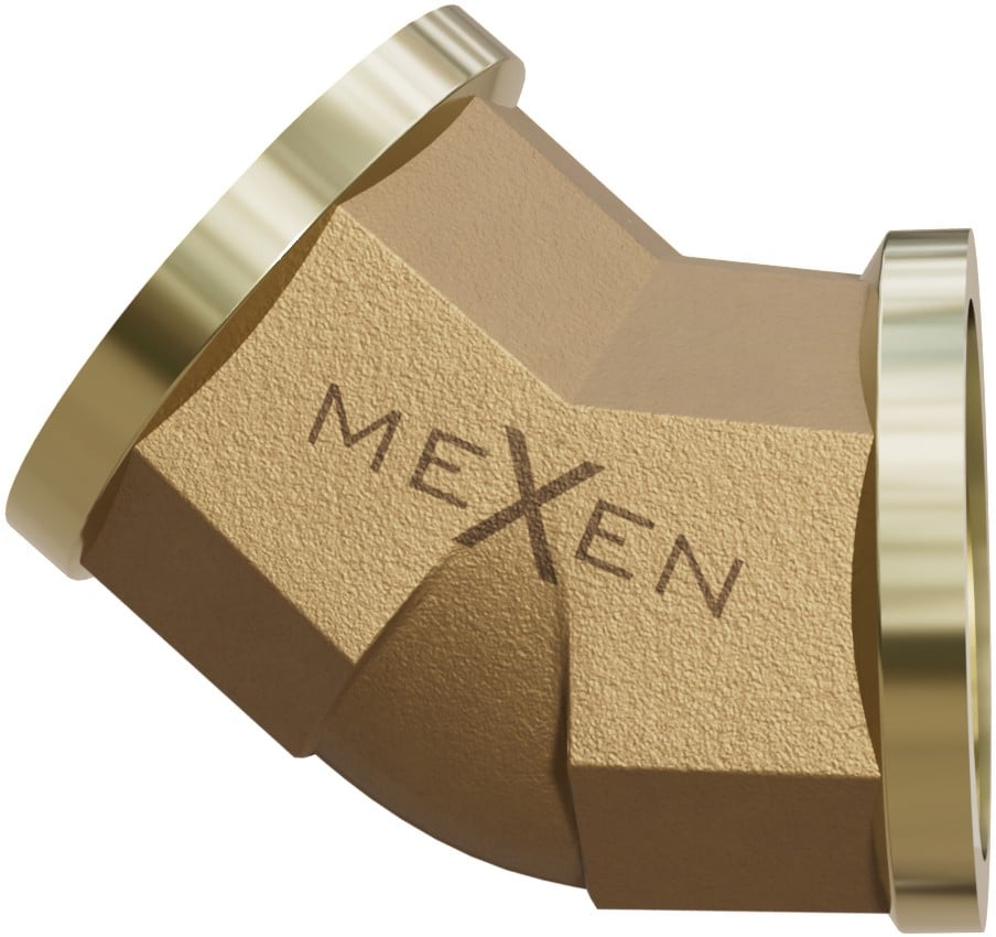 Mexen BRASS kolano 45° mosiężne 1/2 GW x 1/2 GW - W97424-1212