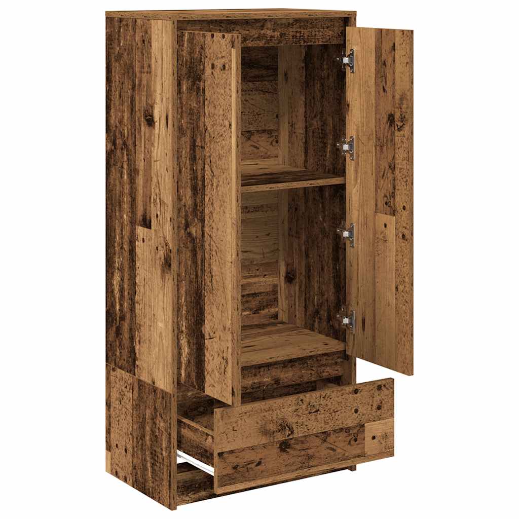 Maison Exclusive - Armario con cajón de madera vieja 55,5x34x119,5 cm - 5