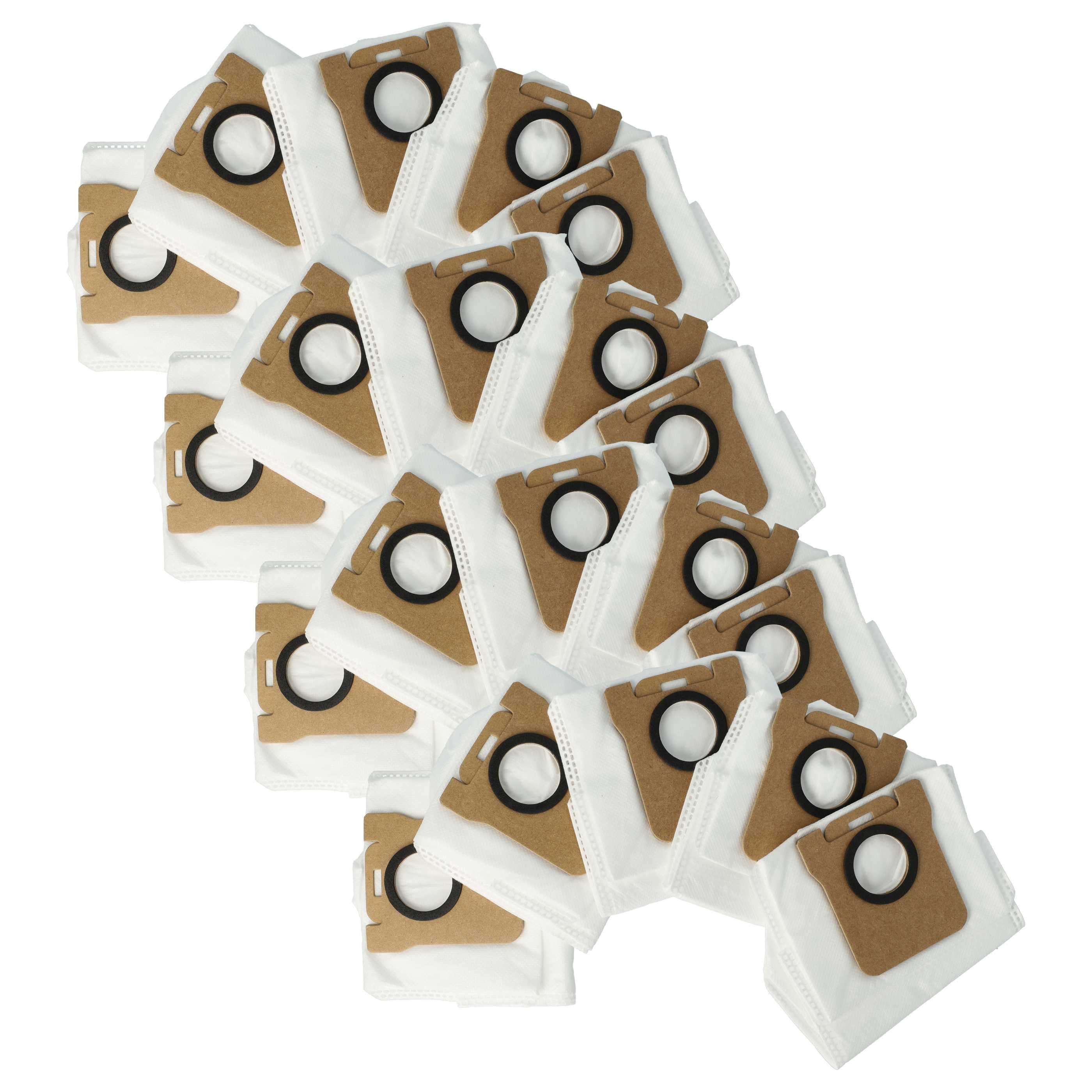 Vhbw 20x Sacs Compatible Avec Makita 446L, 446LX, VC3012L, VC3012M Aspirateur - Papier, Marron