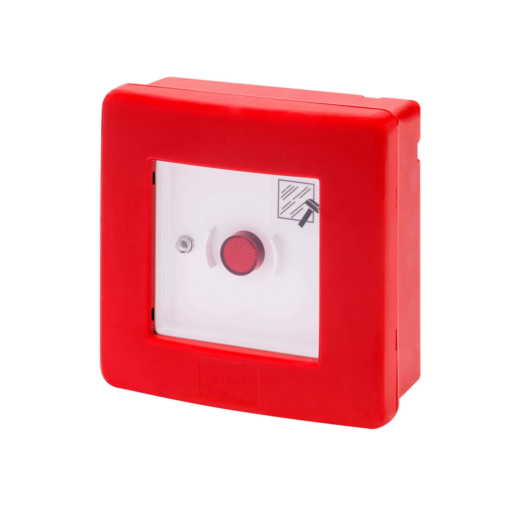 Coffret étanche de secours avec bouton lumineux + 2 contacts (1NO+1NF) IP55 - GEWISS - GW42201 - 3