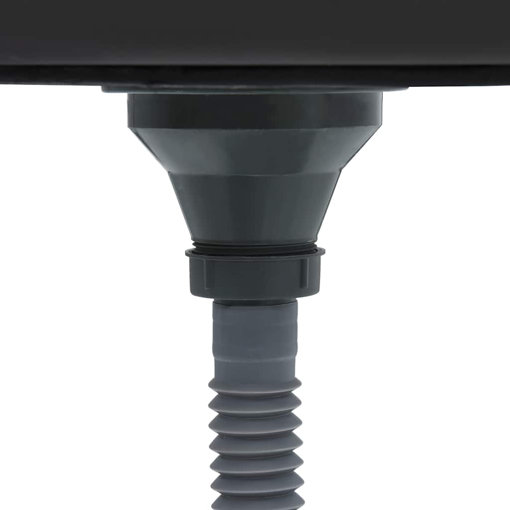 Lavello da Cucina Lavorato a Mano in Acciaio Inox vidaXL - 7