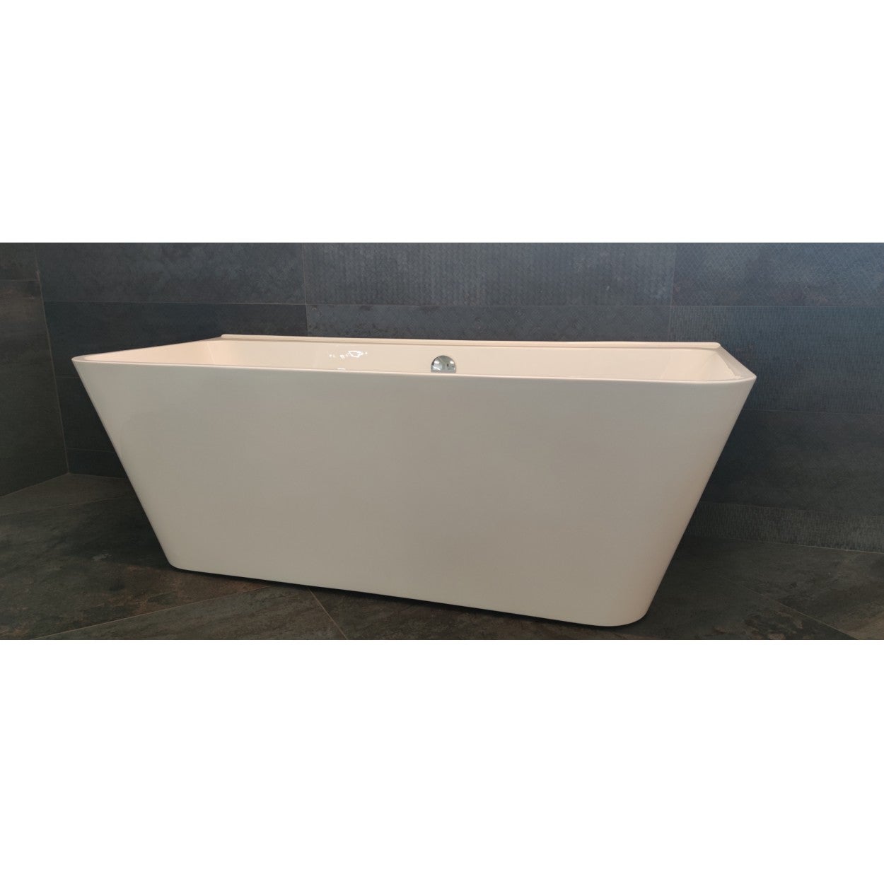 Baignoire murale semi ilot MISTRAL 2, 170x75cm - 4