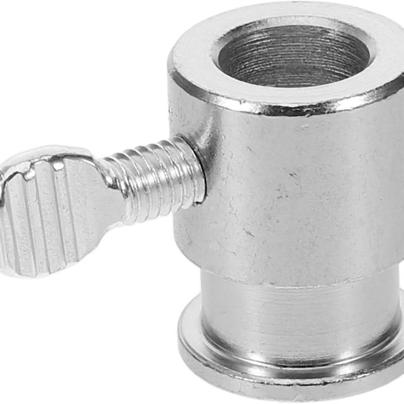 Metalowa śruba do pręta do grilla, akcesorium do rożna, regulowany, stabilny metalowy wspornik do szpikulca do grilla, do użytku na grillu