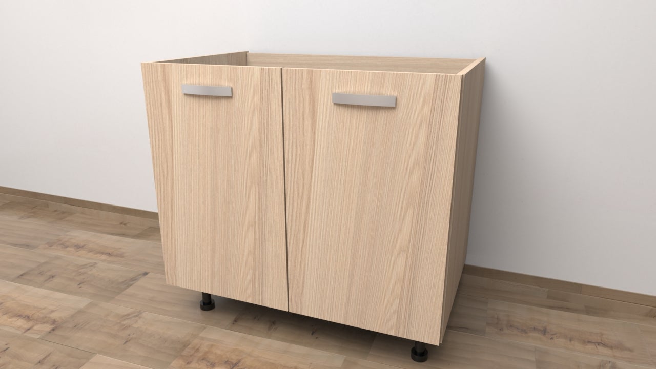 Base pour évier de support complet de 2 portes expédition en kit