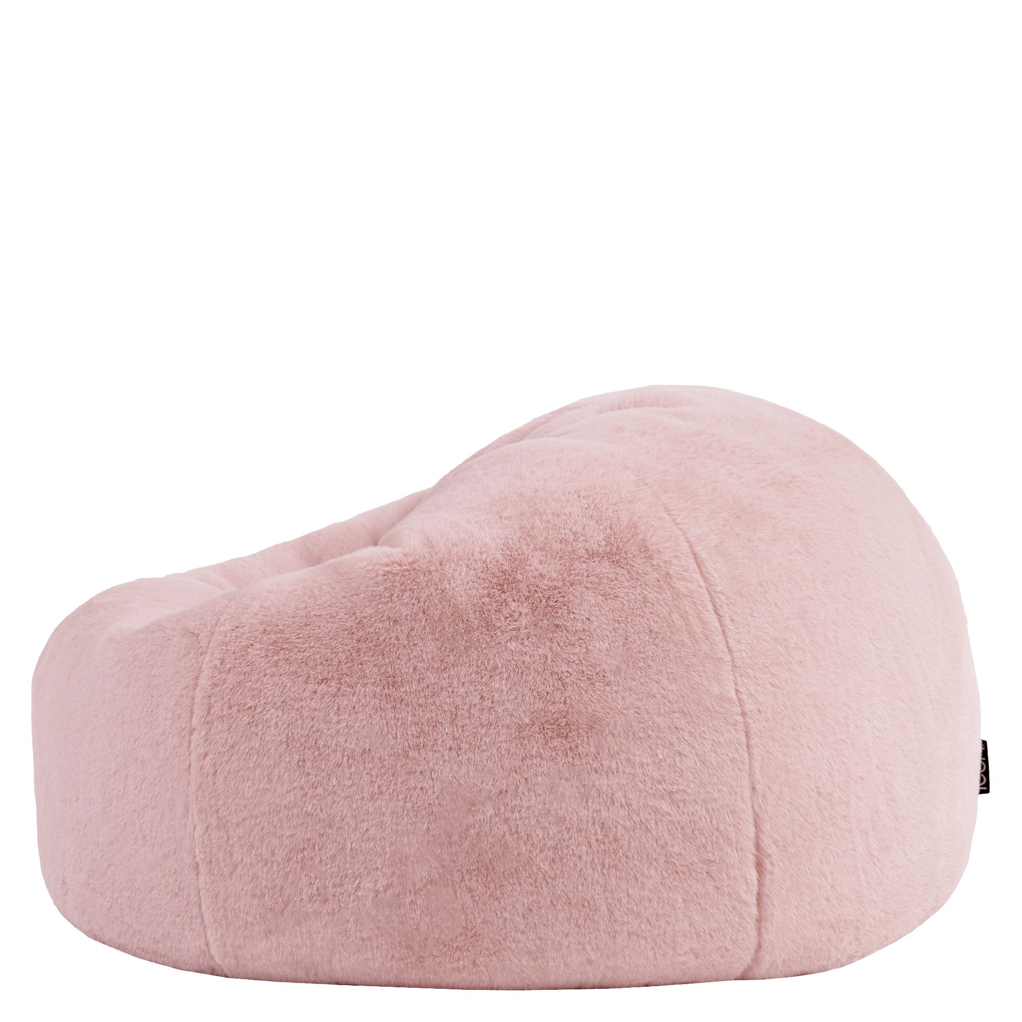 Pouf classique Icon en imitation fourrure luxueuse de lapin, rose, salon, chambre, 85x85cm, Made in Allemagne, Oeko-Tex® - 5