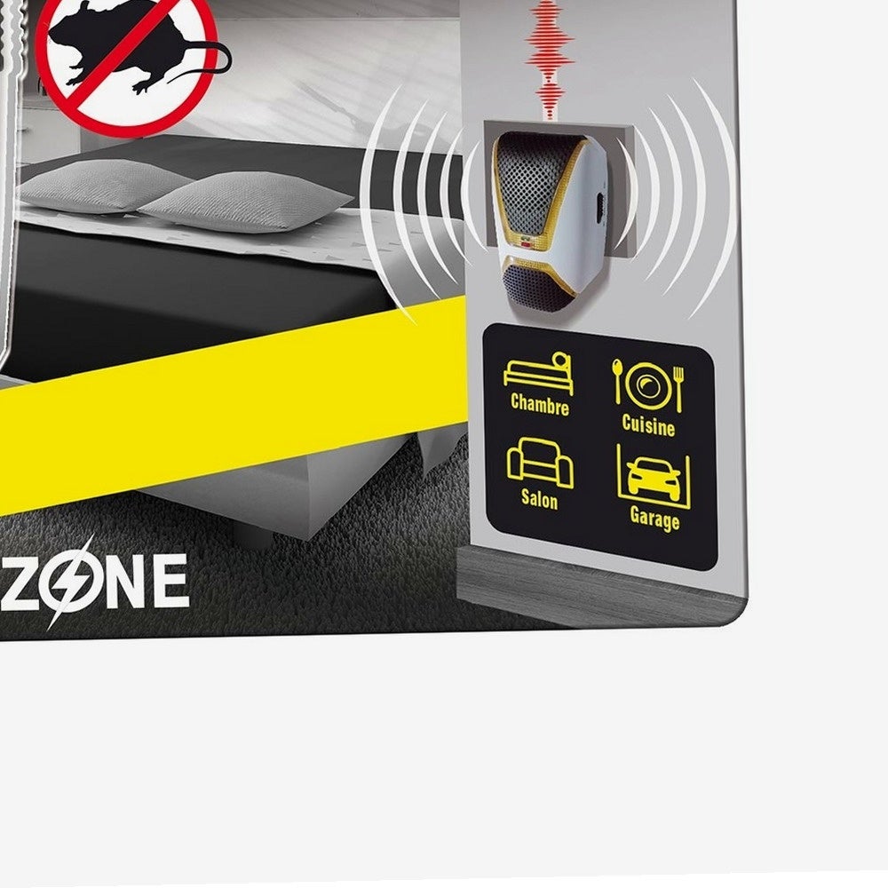 Repellente ad ultrasuoni ed elettromagnetico per ratti e topi - 6