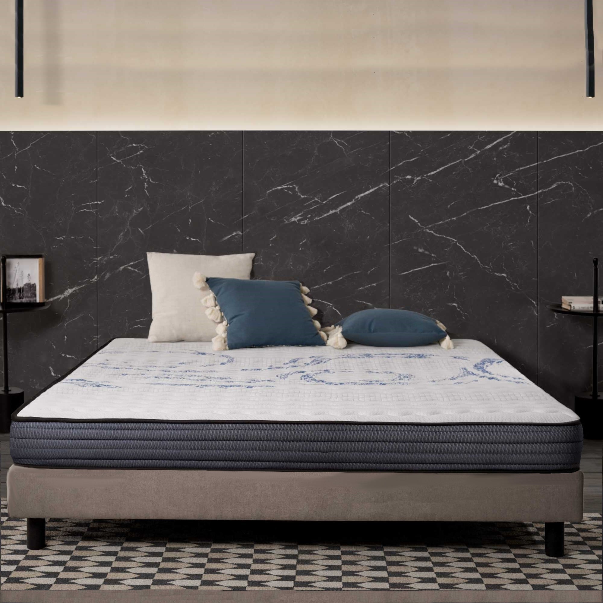 Colchón Perfectsleep 135x190 cm - Espuma viscoelástica HR - Blue Latex - Espesor 15 cm - 7 Zonas - Transpirable - Hipoalergénico - 2