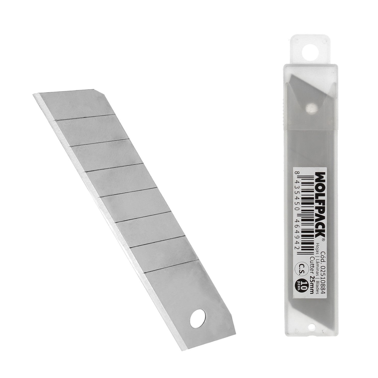 10 Lame Da Taglio 18mm - Per Cutter E Taglierini Professionali