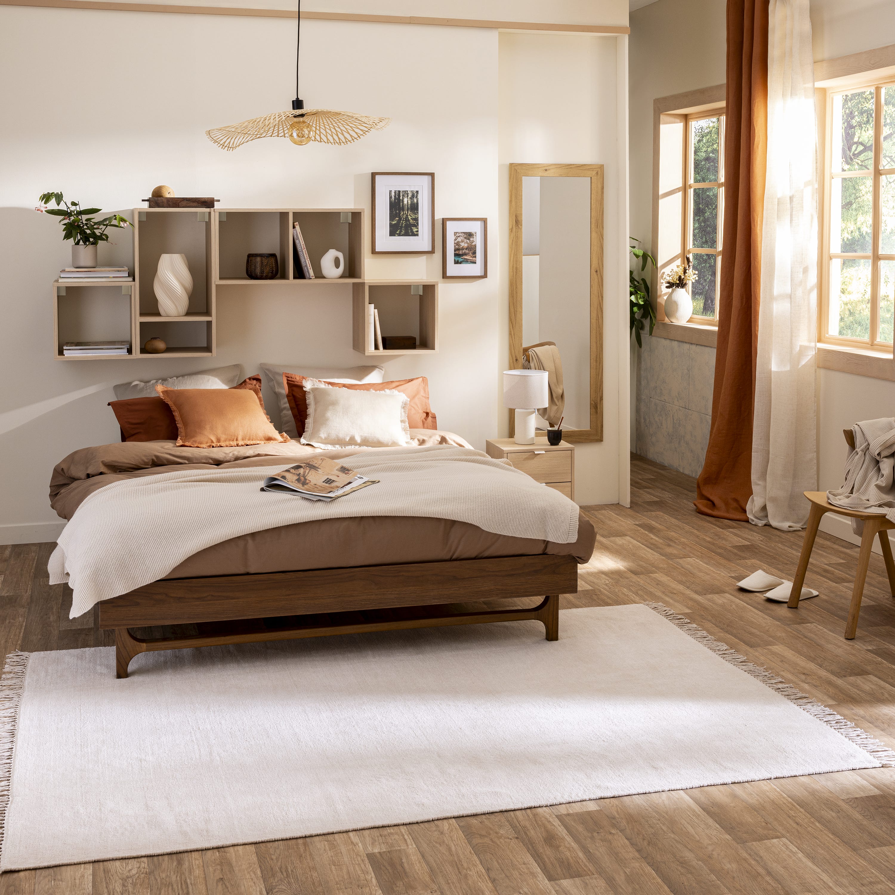 Plaid Ninon INSPIRE coton Beige Trench 130x170 cm - 7