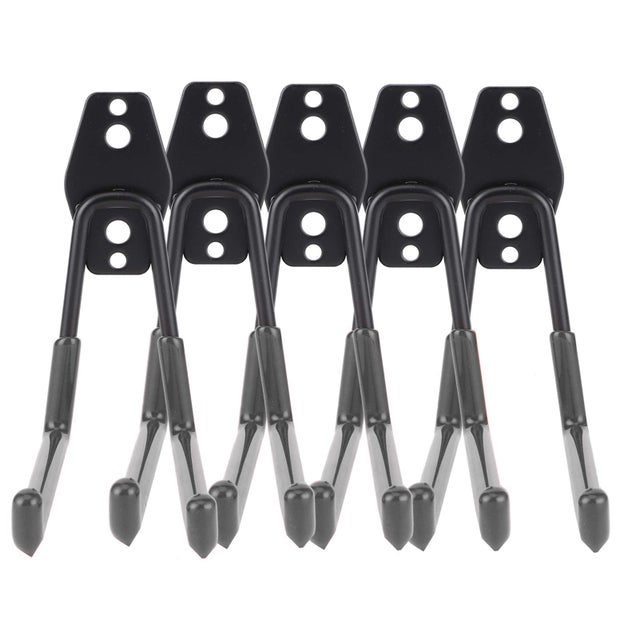 5 pezzi ganci da parete per garage, organizzazione, stoccaggio, per utensili elettrici, corda, pala, bici, tubo flessib