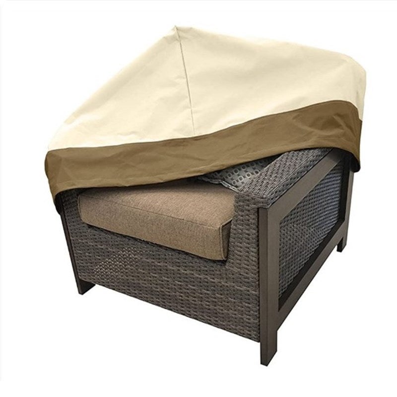 Housse de Protection pour Banc, Housse Banc Jardin Tissu Oxford Imperméable, Housse de Banc Exterieur Anti UV et Vent—Marron 210D: 224×83×84cm - 4
