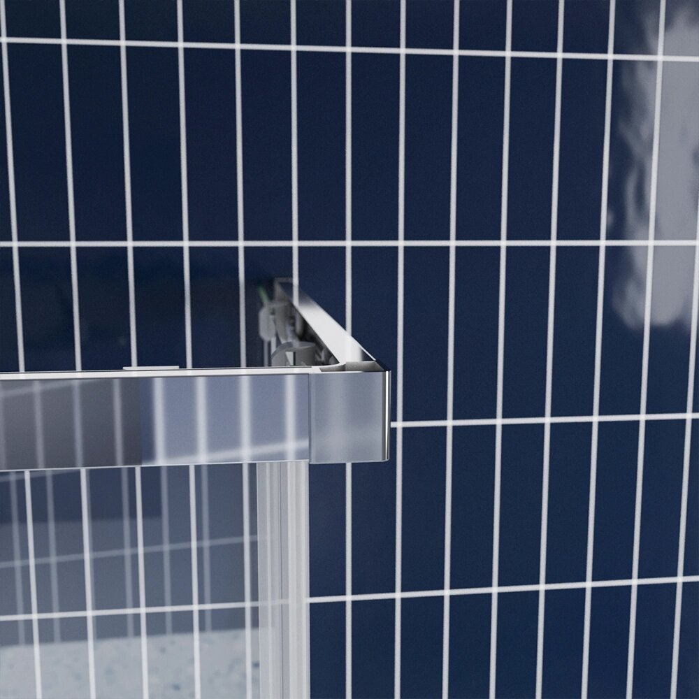 Box doccia 80x80 cm angolare scorrevole vetro anticalcare 6mm trasparente h190 | Tenerife - 4