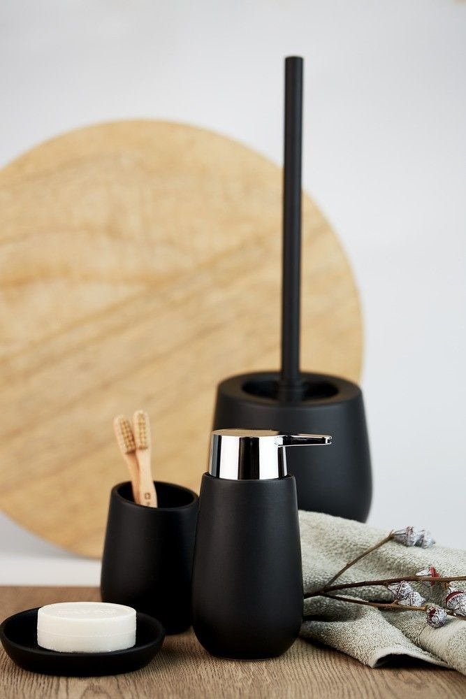 Mug brosse à dents BADI, noir, WENKO, WENKO - 5