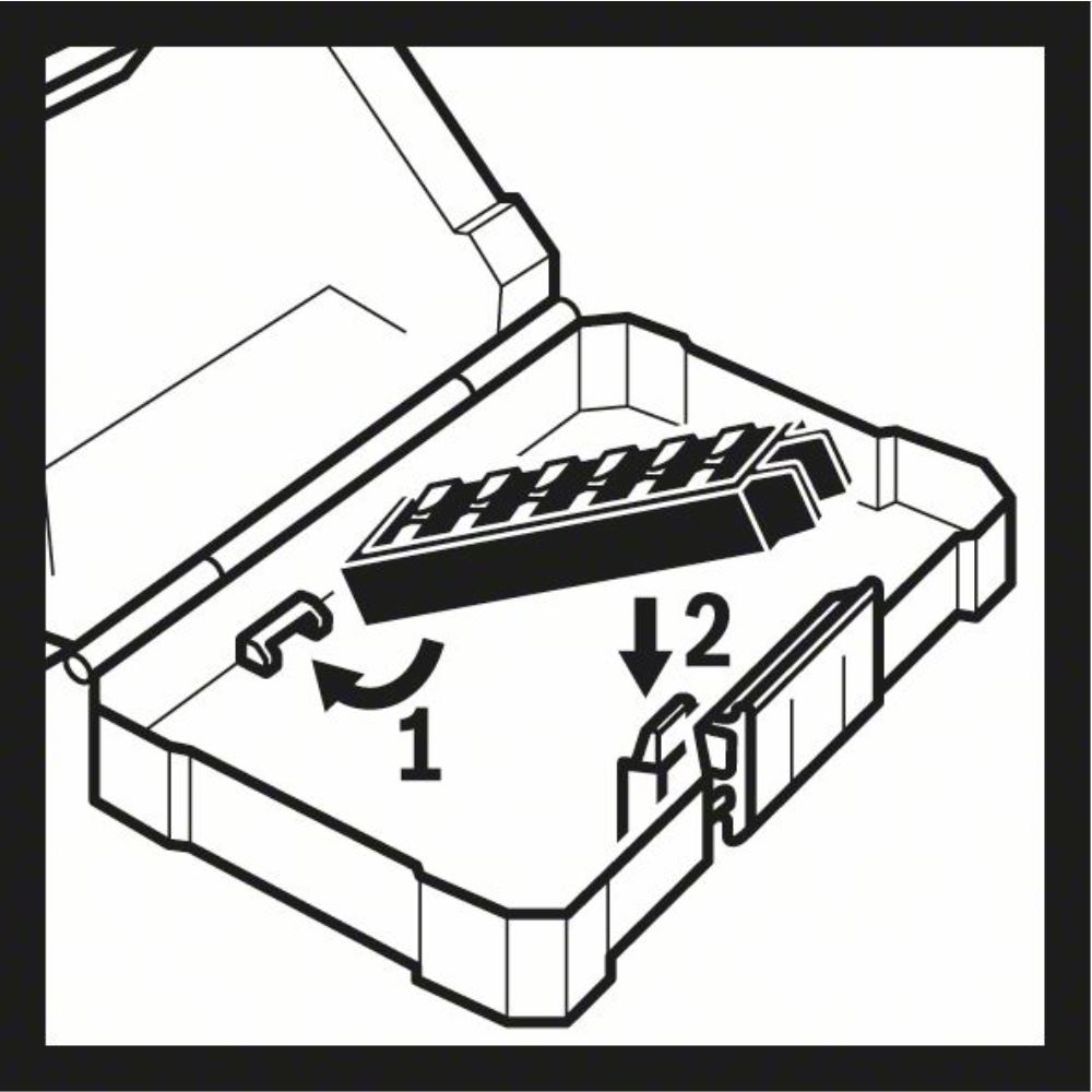 Coffret 31 embouts de vissage SL / PH / PZ / TX Impact Control Pick & Click + Porte embout - 8