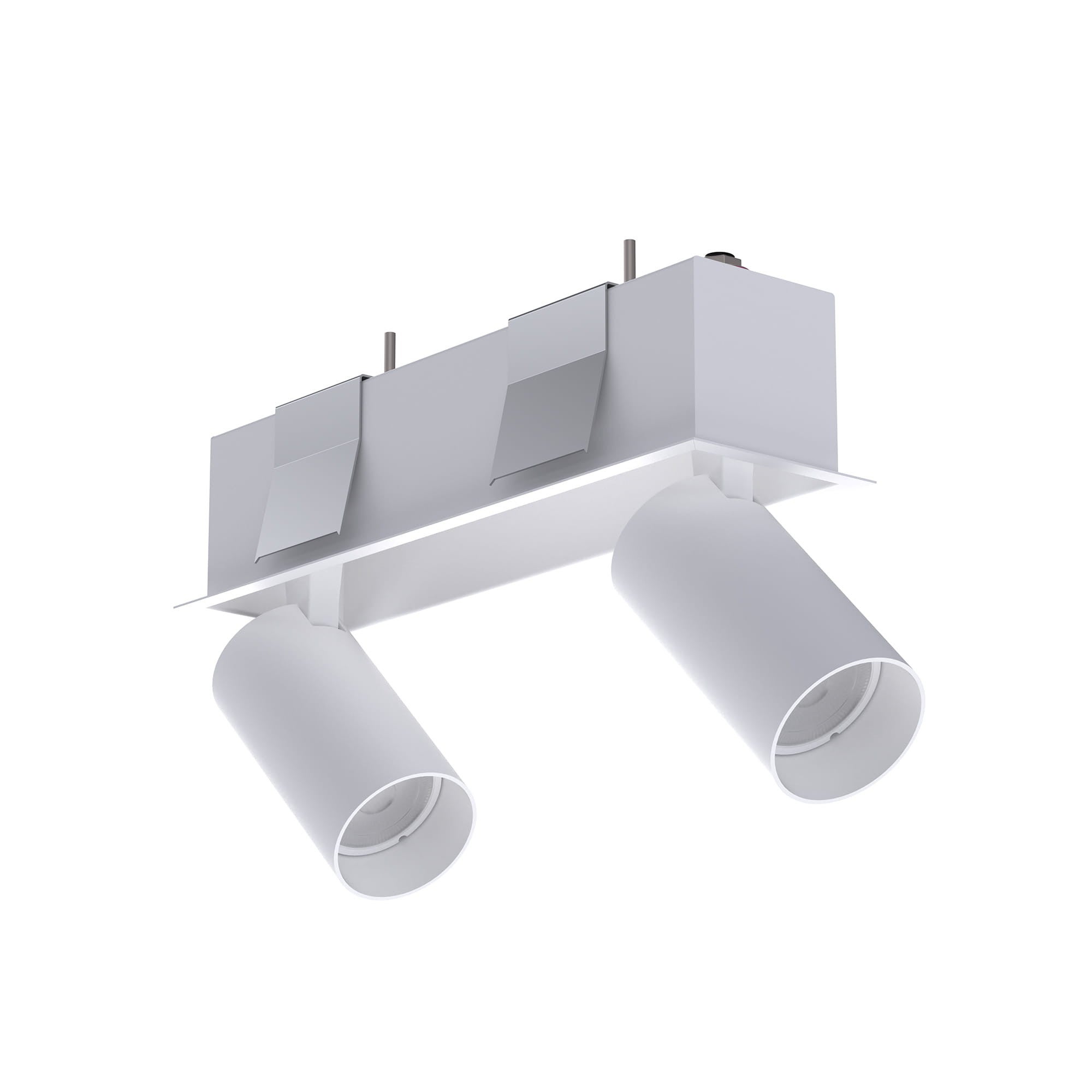 Oprawa sufitowa wpuszczana podtynkowa Mono biała 2xGU10x10W prostokątna ruchoma IP20 wym: 20,5 x 8 cm metal Nowodvorski Lighting
