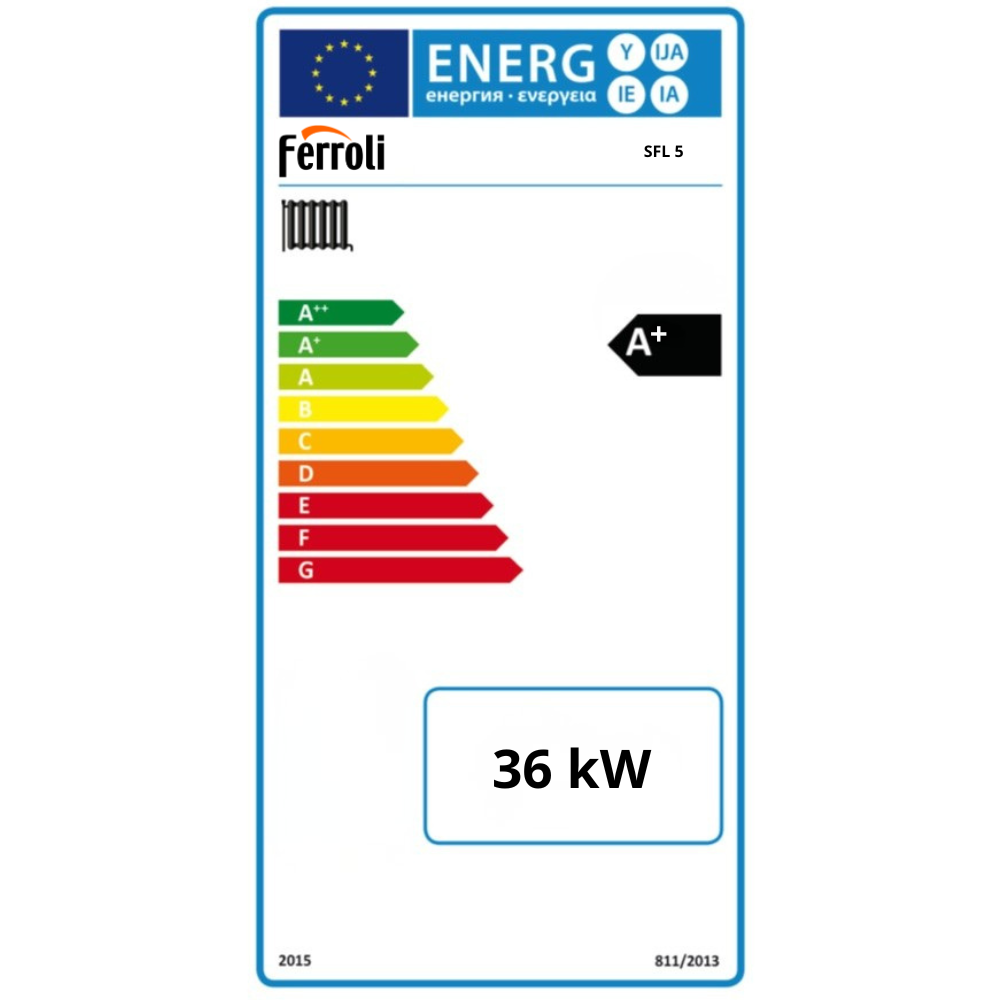 Caldaia a Legna / Tronchi 36 kW FERROLI SFL 5 - 5