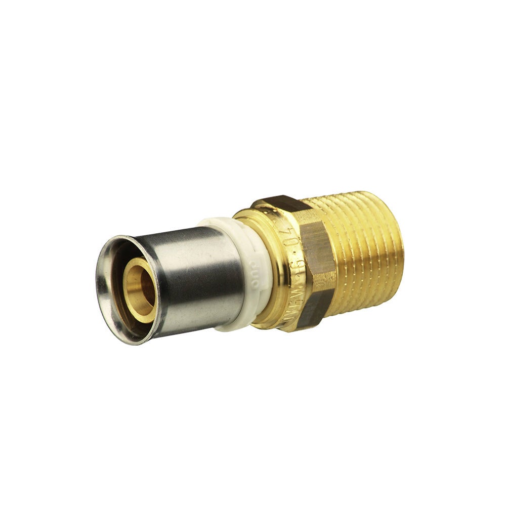 Racord sertizare cu filet exterior din alama 20 mm - 3/4