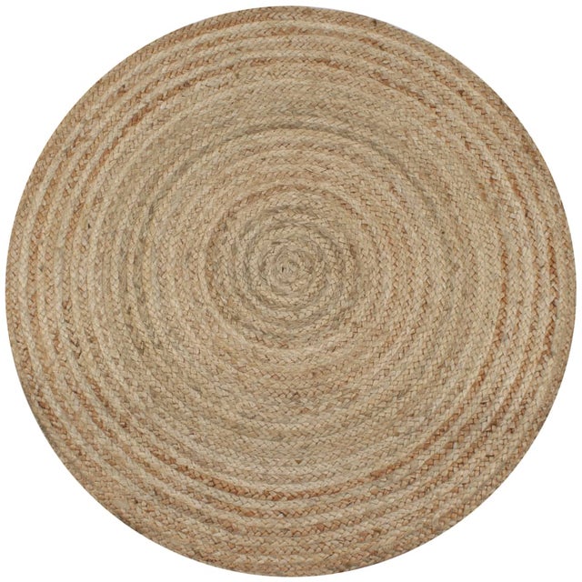 vidaXL Tapis Jute tressé 150 cm rond