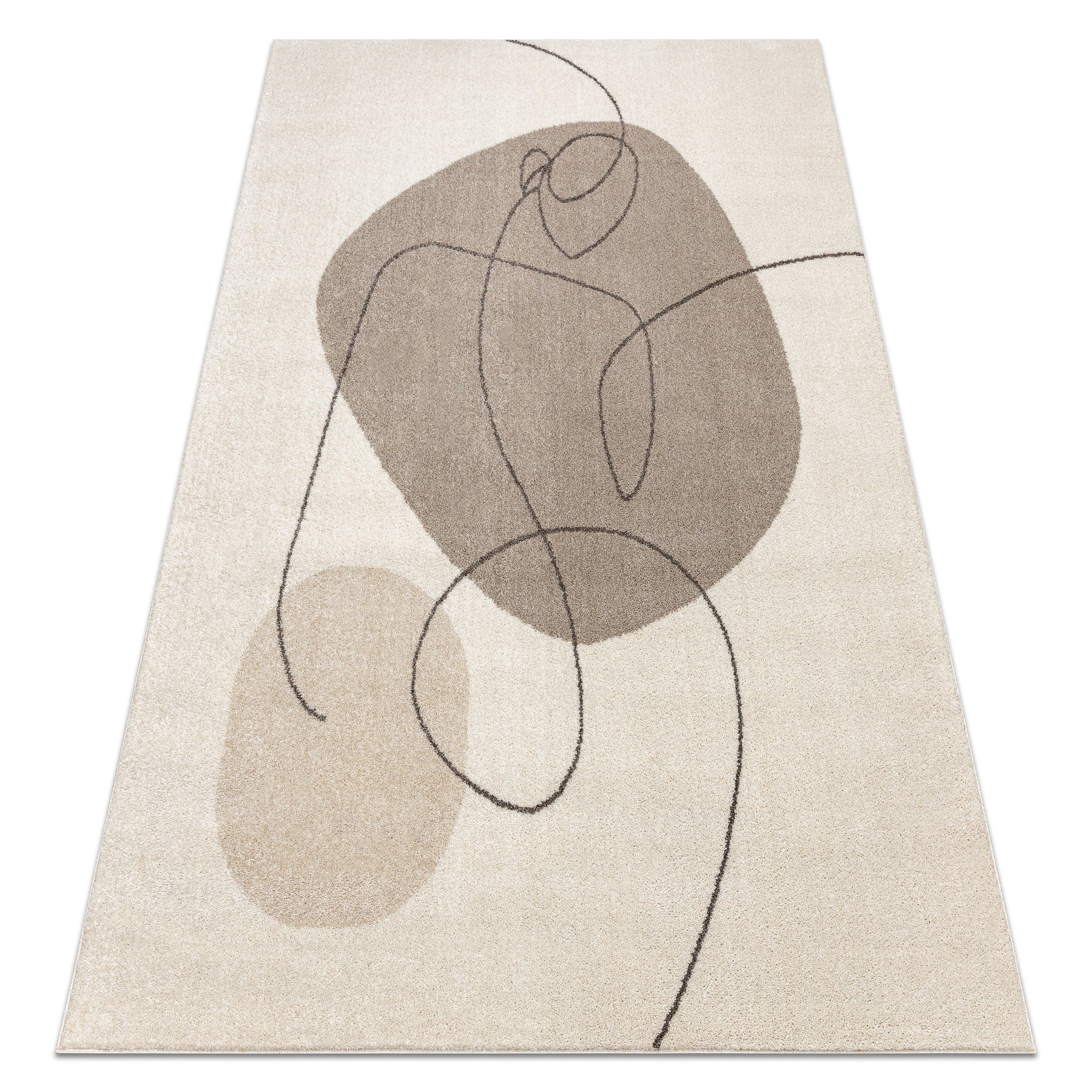 Dywan FUSION 8299 krem / beż - Geometryczny, nowoczesny, abstrakcyjny 200x290 cm