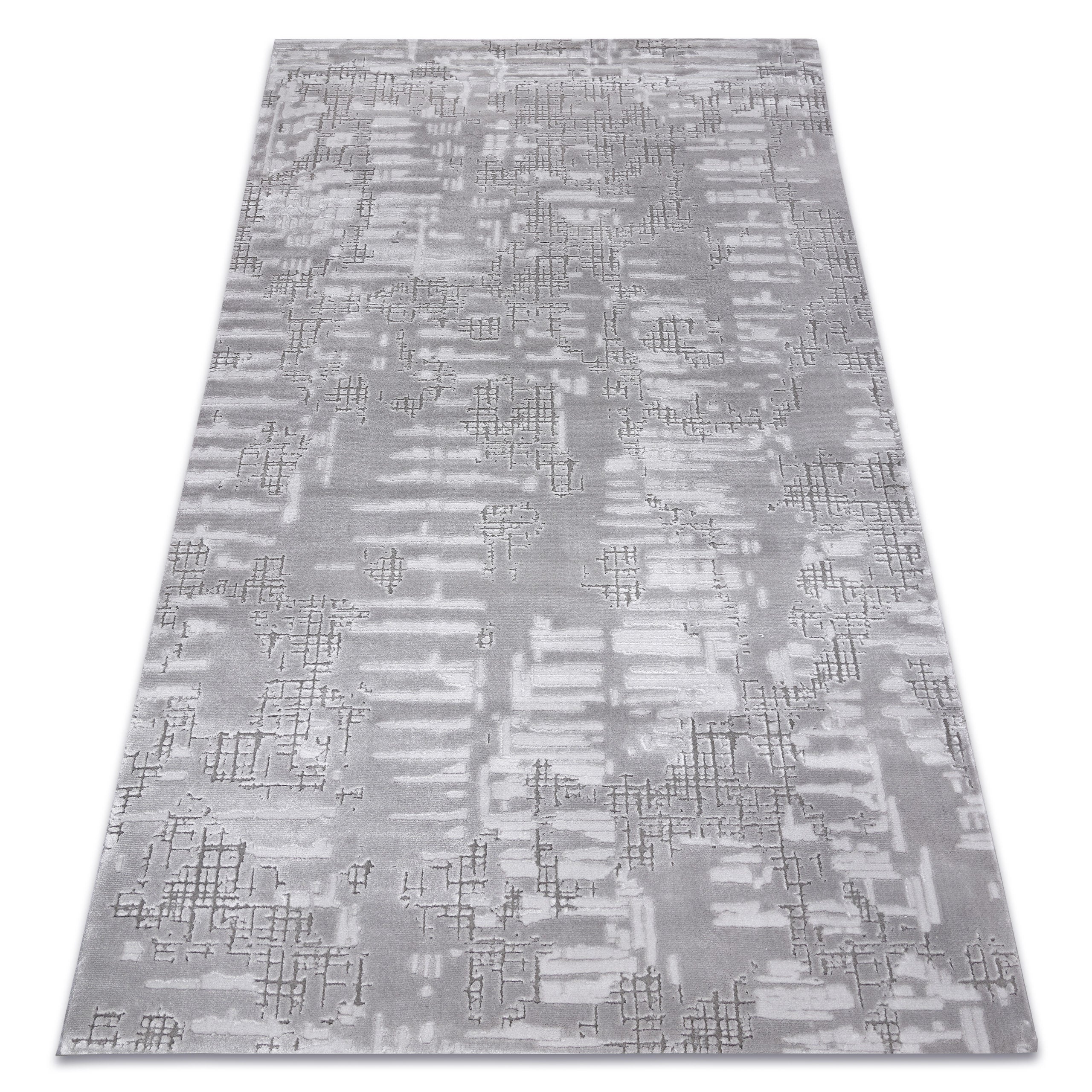 Dywan AKRYL DIZAYN 8840 jasny szary 80x300 cm