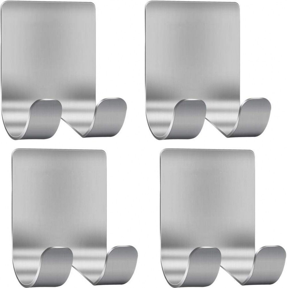 Uchwyt na haczyk prysznicowy (zestaw 4 sztuk) Wytrzymały haczyk ze stali nierdzewnej do przechowywania, haczyk prysznicowy do , sprzedaż