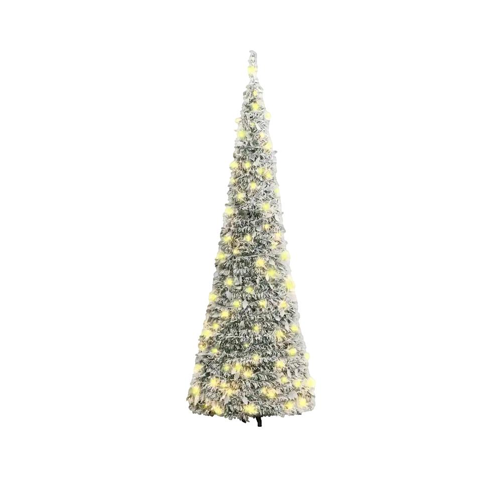 Sztuczna choinka vidaXL 210 cm z 8 trybami oświetlenia