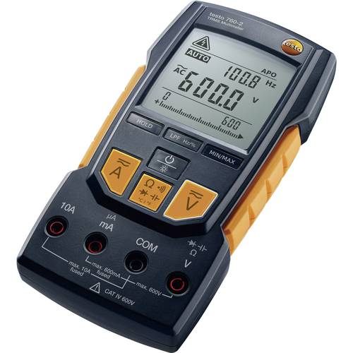 testo 760-2 Multimètre numérique CAT III 1000 V, CAT IV 600 V Affichage (nombre de points): 6000 - 2