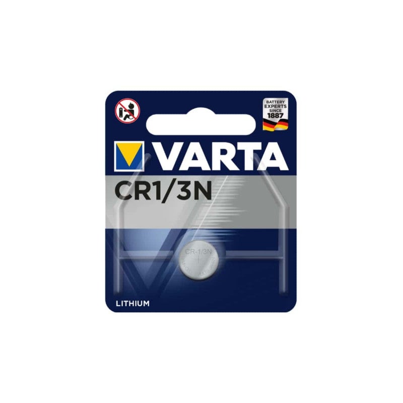 10 Pile A Bottone CR1/3N 3V Al Litio – 160 MAh, Sostituisce CR11108 E 2L76, Durata Fino A 10 Anni, Dimensioni 11,8x10,8 Mm