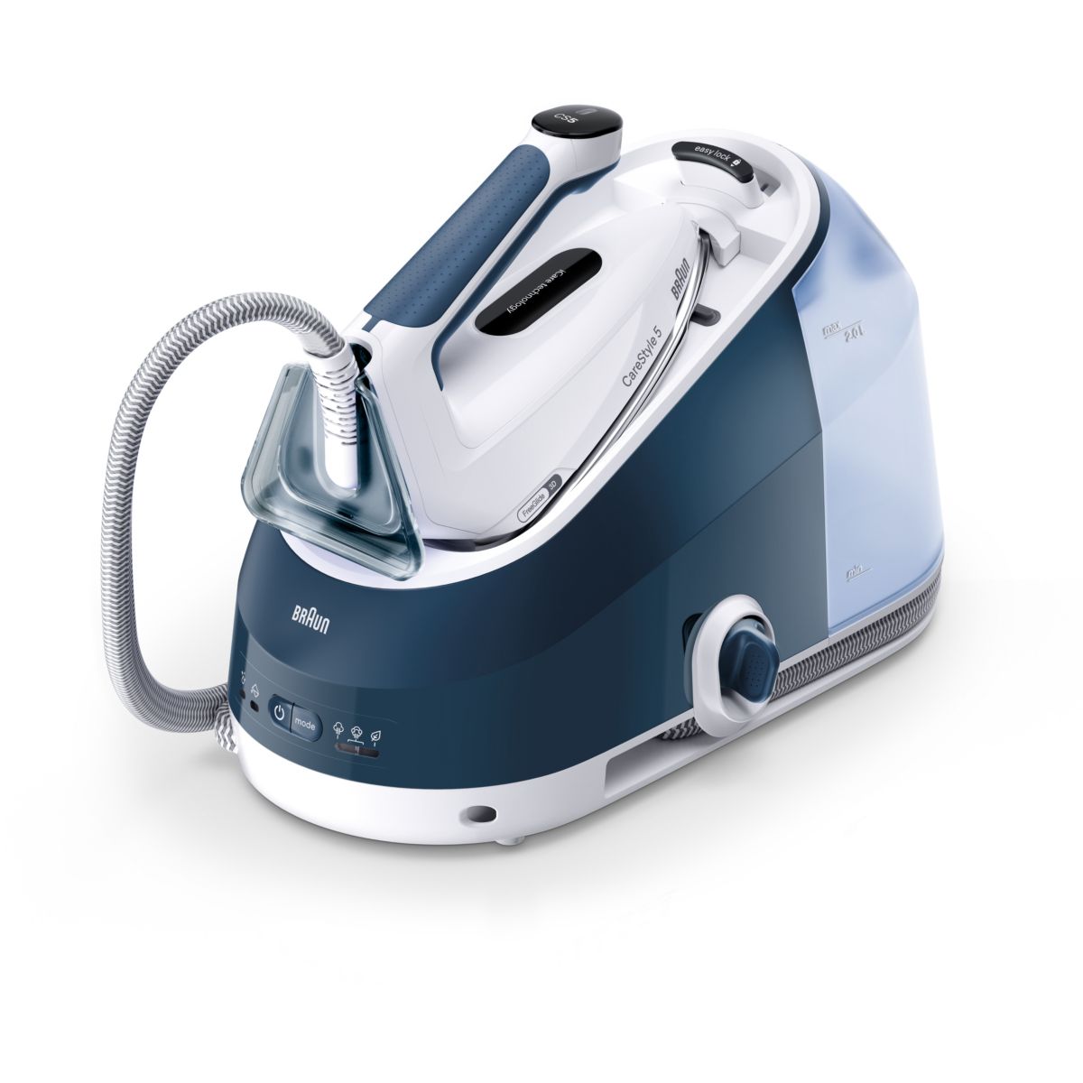 Braun  Carestyle 5 Is 5245 Bl Estación Plancha Al Vapor 2400 W 2 L Suela De Eloxal Azul , Leroy Merlin