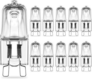 Lot De 2 Ampoules G9 Halogènes 25W 230V - Résistance 300°C - Pour Four Bosch, Neff, Smeg, AEG, Whirlpool, Electrolux - Dimmable 260LM