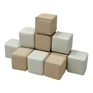 Parcours Motricité - SUNNY - Beige - 12 Blocs Souples - Mousse EPE - À