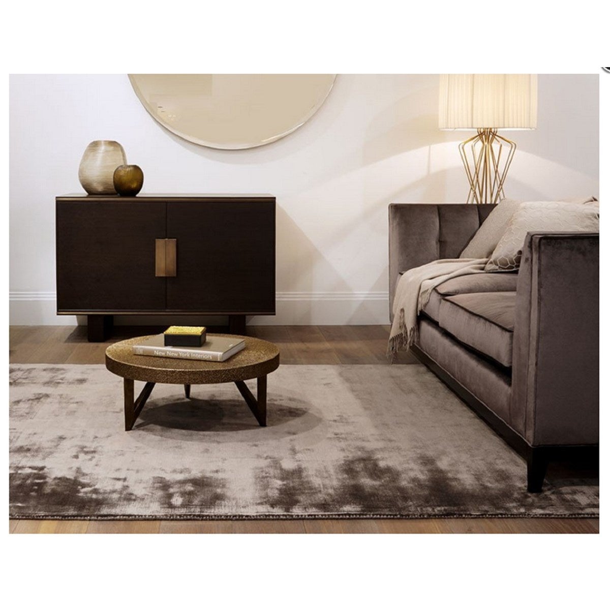 Tapis de salon fait main TITANE 120x170 cm - 2