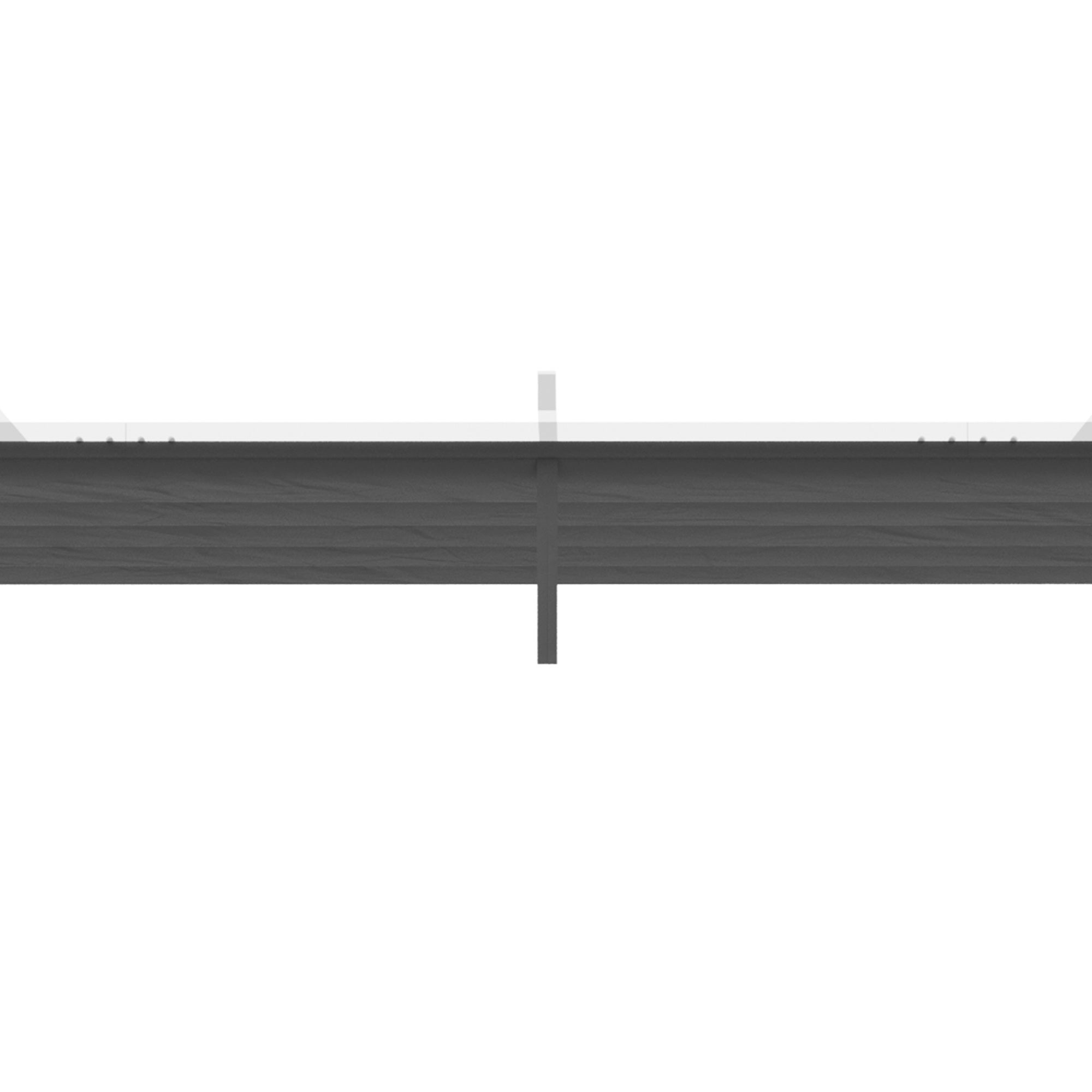 Cubierta para Pérgola Outsunny Tela Poliéster Gris Oscuro 350x250x6 cm - 6