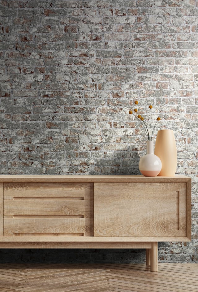 Marburg Papier peint intissé briques effet matière 10m x 0,53m pour salon chambre à coucher ou cuisine