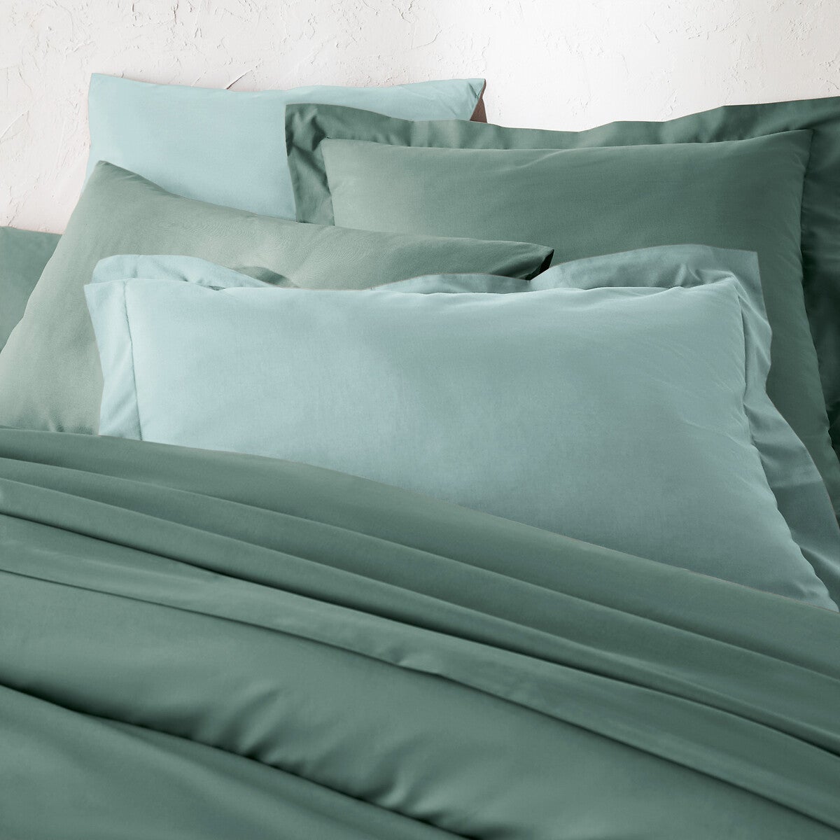 Drap plat en coton, Scenario - Vert forêt - 240 x 290 cm - 4