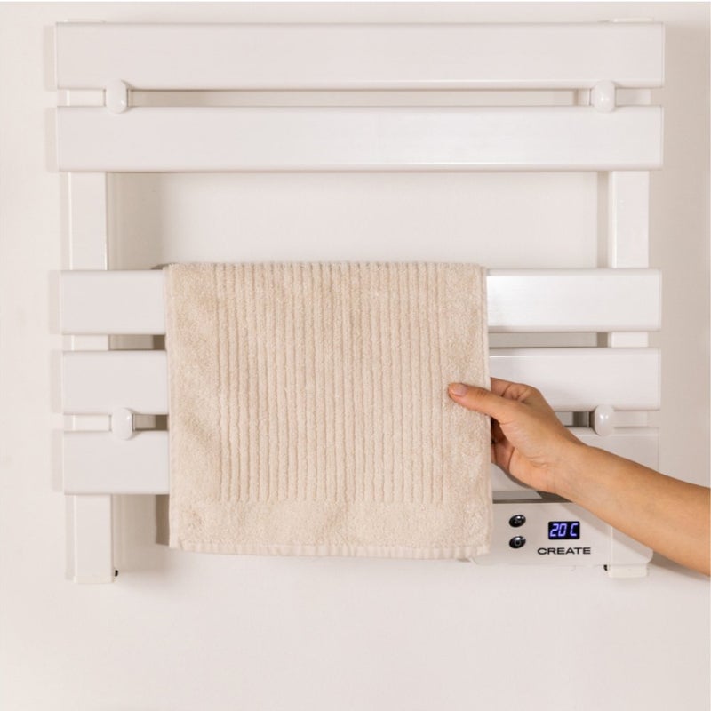 WARM TOWEL MINI - Elektryczny wieszak na ręczniki podłogowo-ścienny 150W