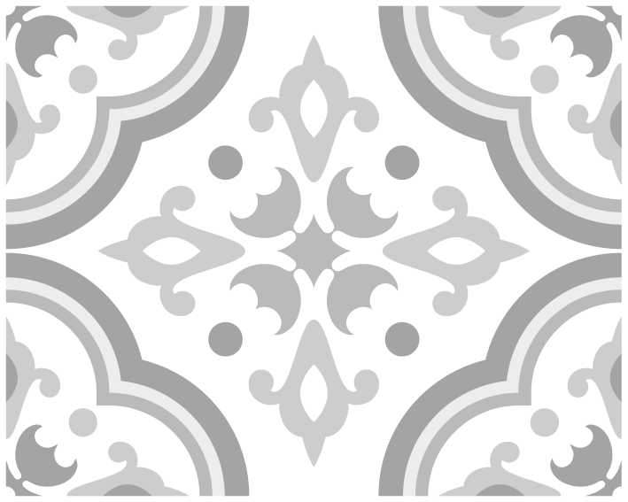 Adhésif et sticker carrelage lisbonne gris 20x25 cm - paquet de 14 autocollants - 2