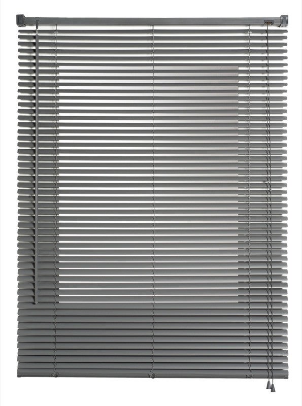 Store vénitien PVC, Store venitien flexible et résistant VENETO Gris 45X130 - 3