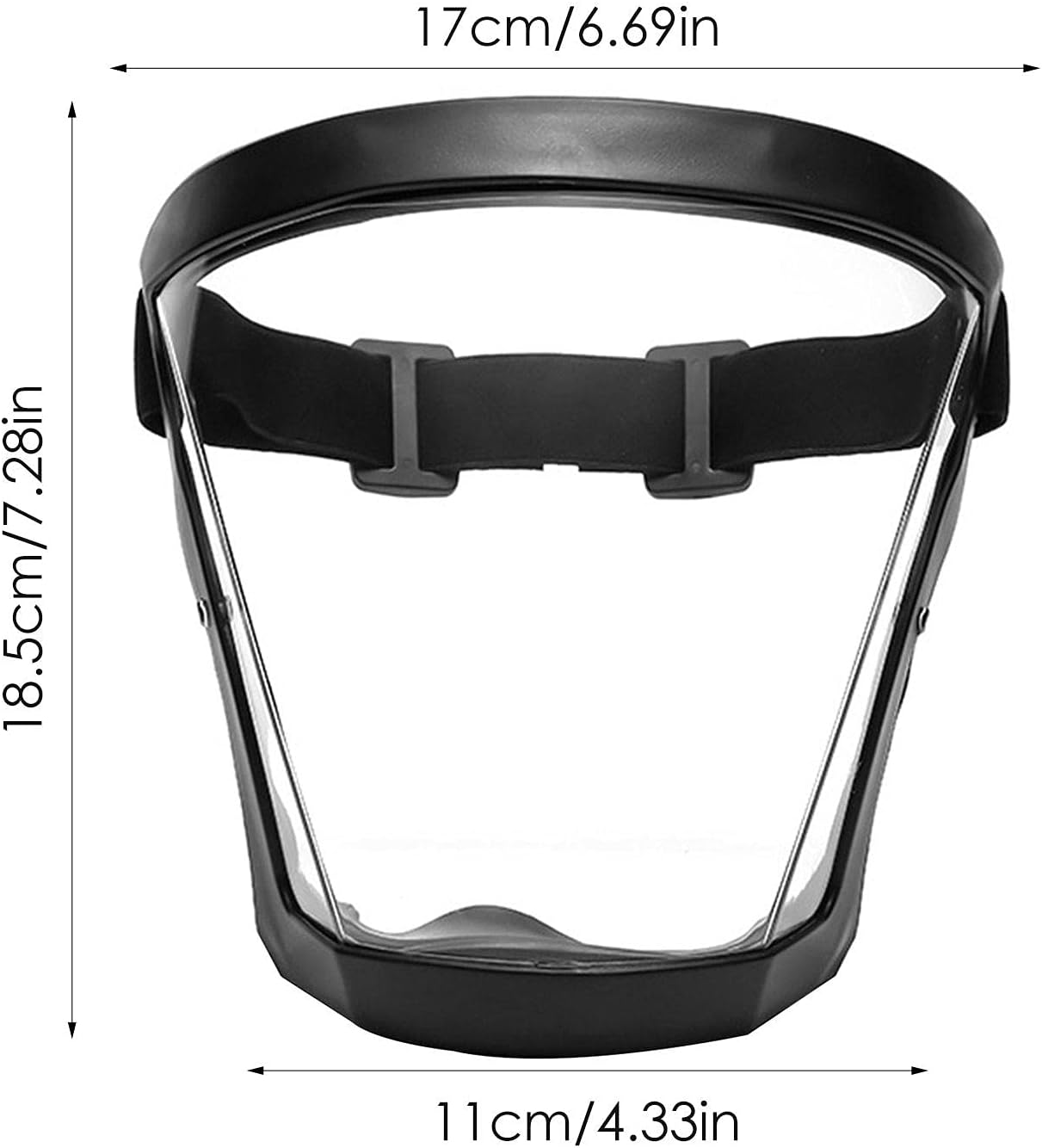 Masque de protection ultra-résistant, masque de sécurité intégral antibuée, protection complète du visage - 2